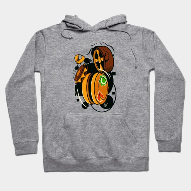 Yo yo cartoon Hoodie by Alsiqcreativeart